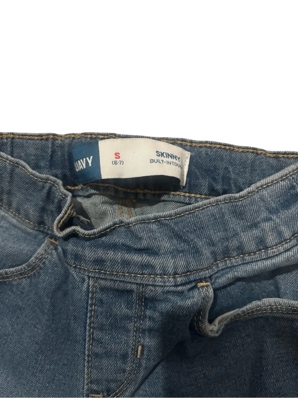 Old Navy Two-Tone Kids Jeans in Light Blue and Dark Blue